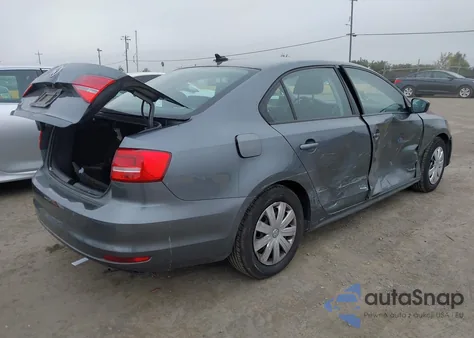 2015 Volkswagen Jetta 2.0L S from USA, damaged, VIN 3VW2K7AJXFM406471